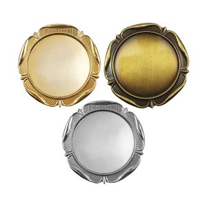 Round Flower Design Logo Badges