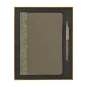 Coffee Journal Set with A5 Size Notebook and Pen