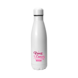 Stainless Steel Bottles with Breast Cancer Awareness Logo